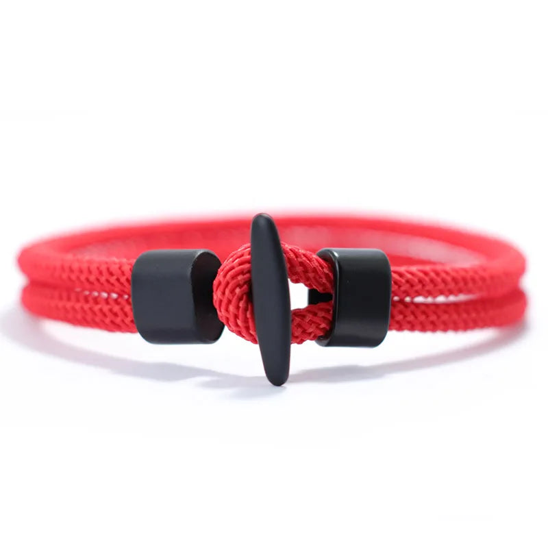 51Luckind Milan Rope Anchor Bracelet – Handmade Cotton Survival Jewelry for Men & Women