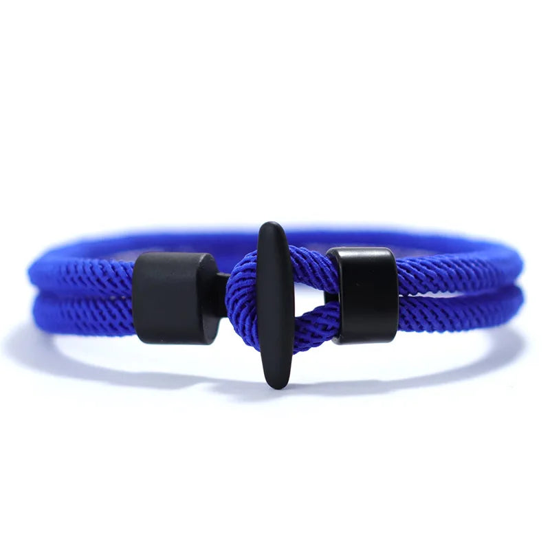 51Luckind Milan Rope Anchor Bracelet – Handmade Cotton Survival Jewelry for Men & Women