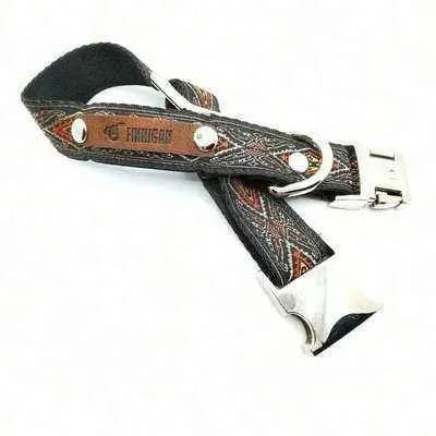Personalised Embossed Cotton Dog Collar