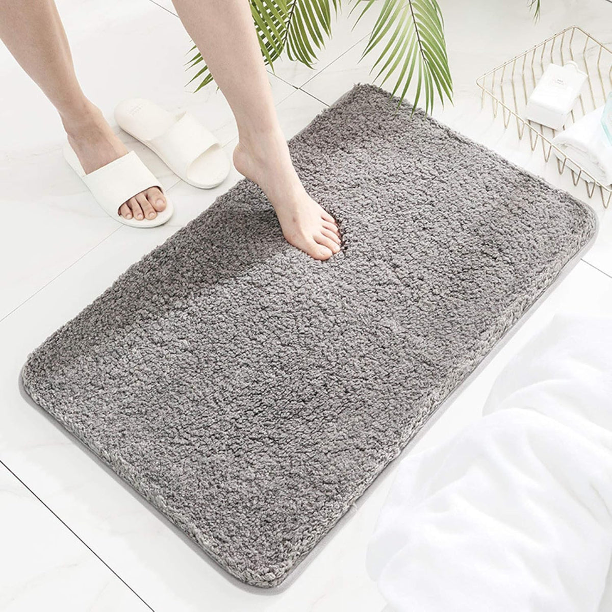 Anti-Slip Water Absorbent Thick Bathroom Mat