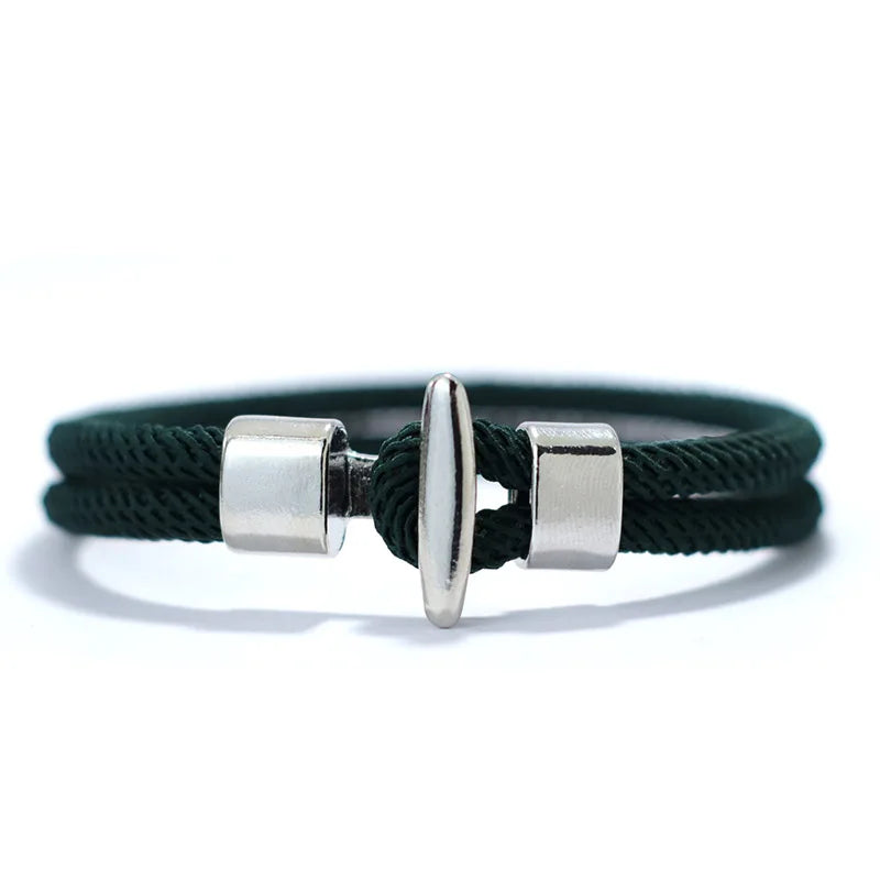 51Luckind Milan Rope Anchor Bracelet – Handmade Cotton Survival Jewelry for Men & Women