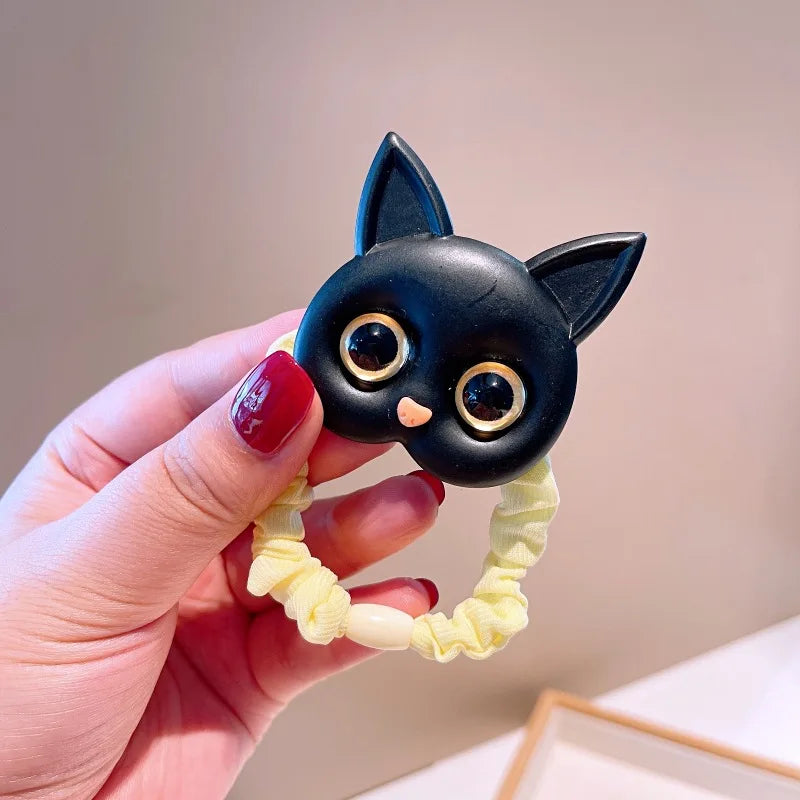 Rubber Bands Elastic for women in love black cats