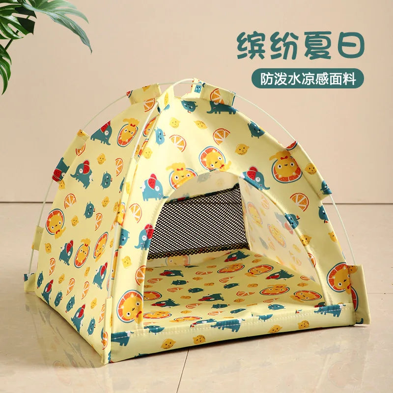 Pet Tent Bed - Cozy Hideaway for Cats and Dogs