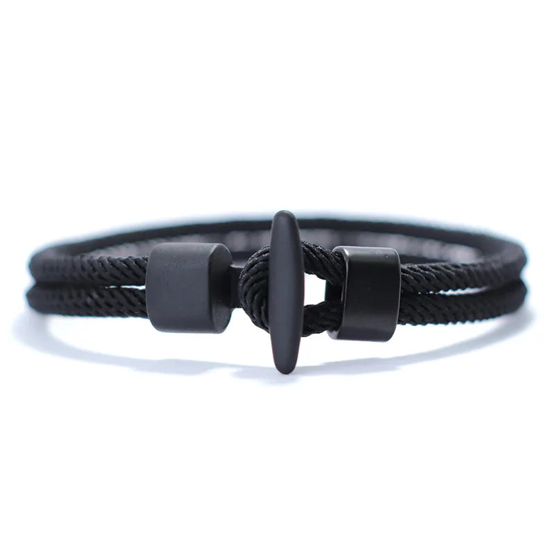 51Luckind Milan Rope Anchor Bracelet – Handmade Cotton Survival Jewelry for Men & Women