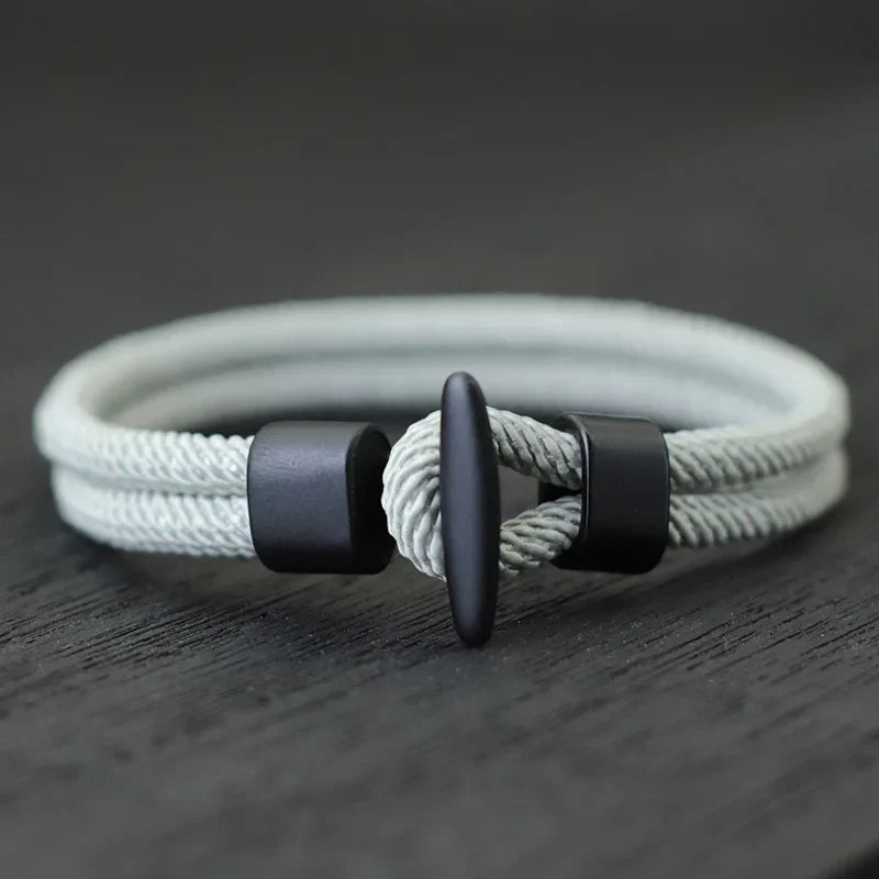 51Luckind Milan Rope Anchor Bracelet – Handmade Cotton Survival Jewelry for Men & Women
