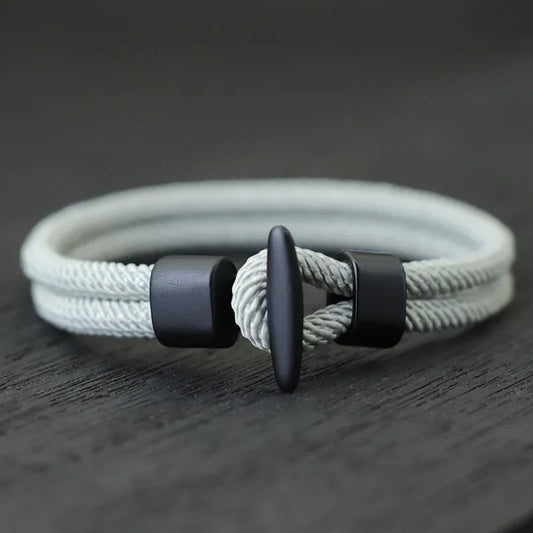 51Luckind Milan Rope Anchor Bracelet – Handmade Cotton Survival Jewelry for Men & Women