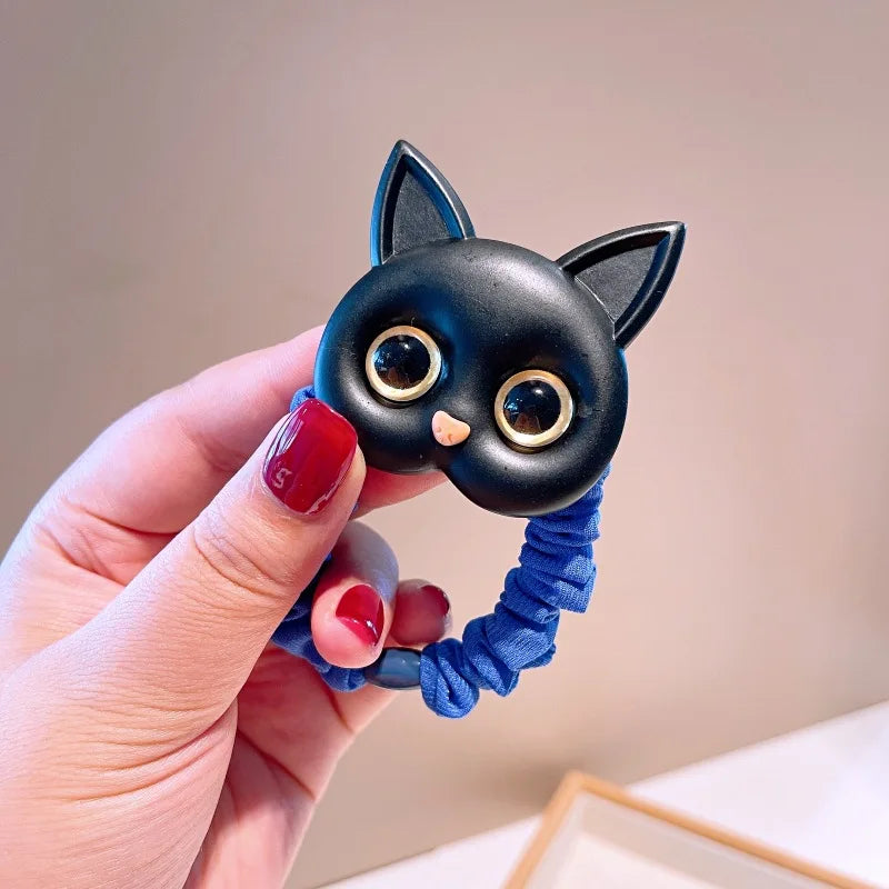 Rubber Bands Elastic for women in love black cats
