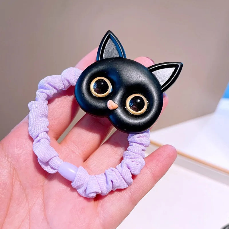 Rubber Bands Elastic for women in love black cats