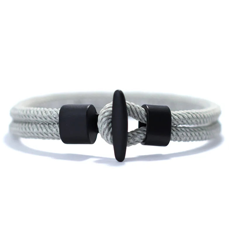 51Luckind Milan Rope Anchor Bracelet – Handmade Cotton Survival Jewelry for Men & Women