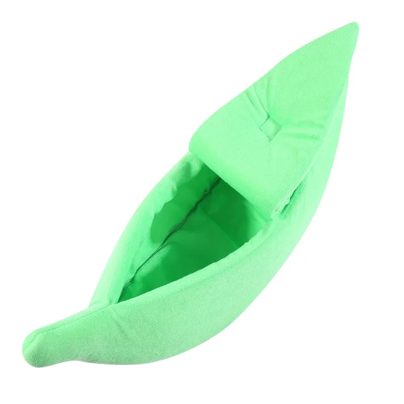 Banana Cat Bed House Funny Cute Cozy Cat Mat Beds Warm Durable Portable Pet Basket Kennel Dog Cushion Cat Supplies Multicolor