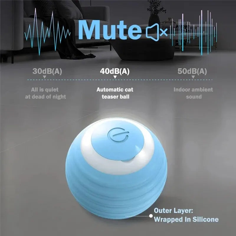 Fabehe Cat Toy - Indoor Automatic Rolling Magic Ball