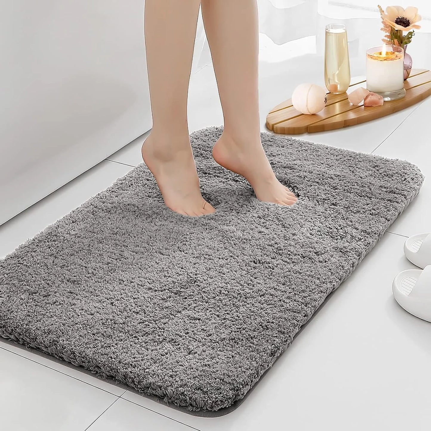 Anti-Slip Water Absorbent Thick Bathroom Mat