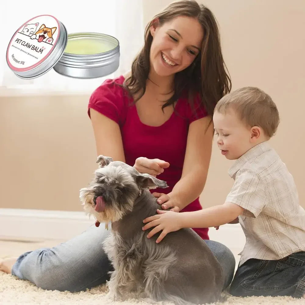 Paw Balm for Cats & Dogs – Protective Moisturizing Cream for Paws, Nose & Cracked Feet (50g)