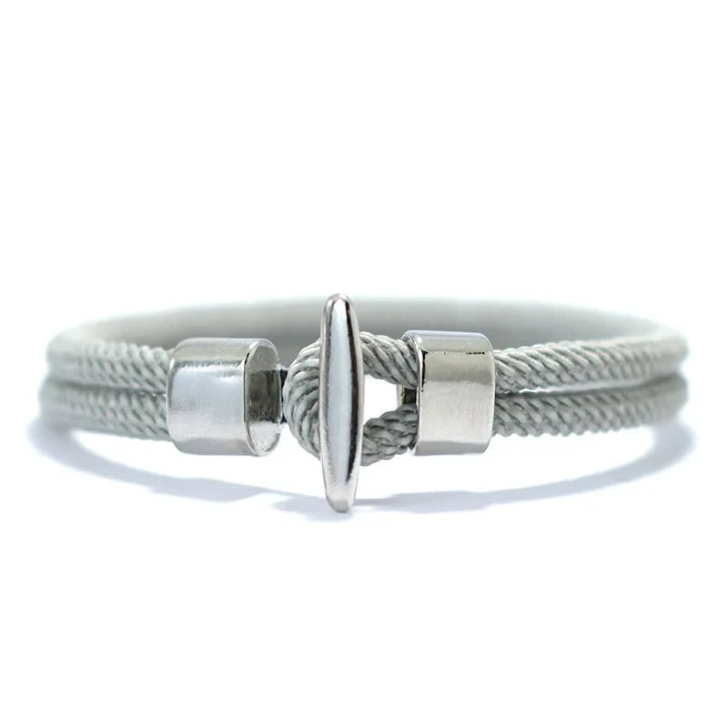 51Luckind Milan Rope Anchor Bracelet – Handmade Cotton Survival Jewelry for Men & Women